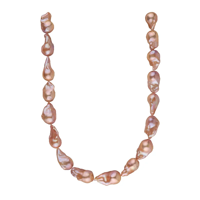 Once-A-Year Jewelry Sale – Grab Your Favorites Now 13.0-16.0 mm Bright Peach Fireball Freshwater Pearl Necklace Once-A-Year Jewelry Sale – Grab Your Favorites Now 13.0-16.0 mm Bright Peach Fireball Freshwater Pearl Necklace