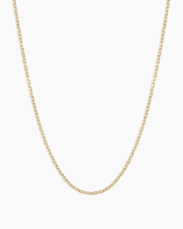 Clearance Sale On High-End Jewelry Collections 14k Gold Delicate Link Chain