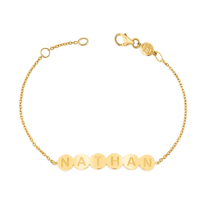 Jewelry Deals That Sparkle – Shop Today Bubble Round Engravable ID Bracelet