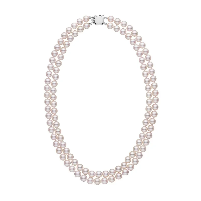 Dazzling Deals On Necklaces, Bracelets, And More 6.5-7.0 mm 18-inch Double-Strand White Akoya AAA Pearl Necklace Dazzling Deals On Necklaces, Bracelets, And More 6.5-7.0 mm 18-inch Double-Strand White Akoya AAA Pearl Necklace