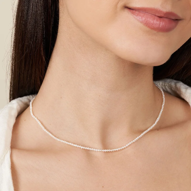 Fashion-Forward Jewelry At Exclusive Discounts 2.0-2.5 mm AA+ Freshwater Pearl Necklace Fashion-Forward Jewelry At Exclusive Discounts 2.0-2.5 mm AA+ Freshwater Pearl Necklace