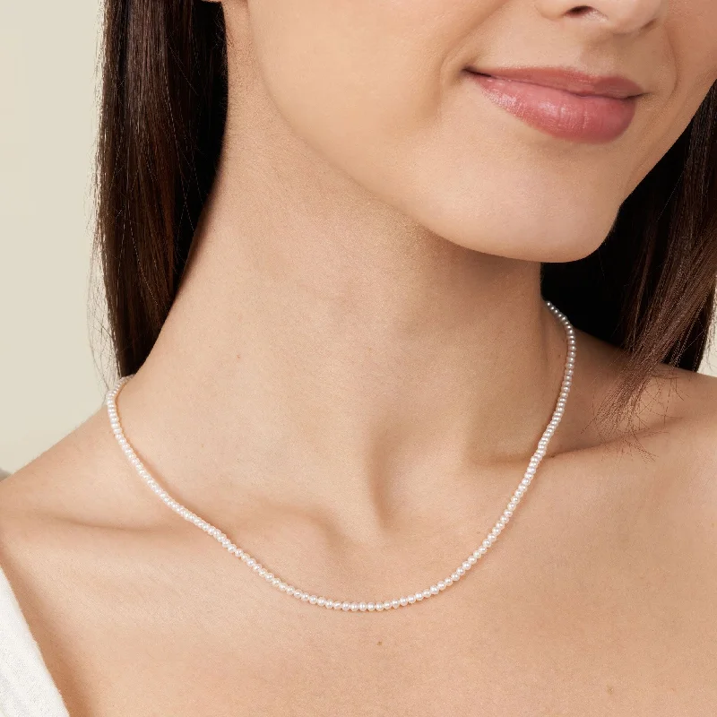 Final Call For Exquisite Jewelry At Reduced Rates 2.5-3.0 mm AAA Freshwater Pearl Necklace Final Call For Exquisite Jewelry At Reduced Rates 2.5-3.0 mm AAA Freshwater Pearl Necklace