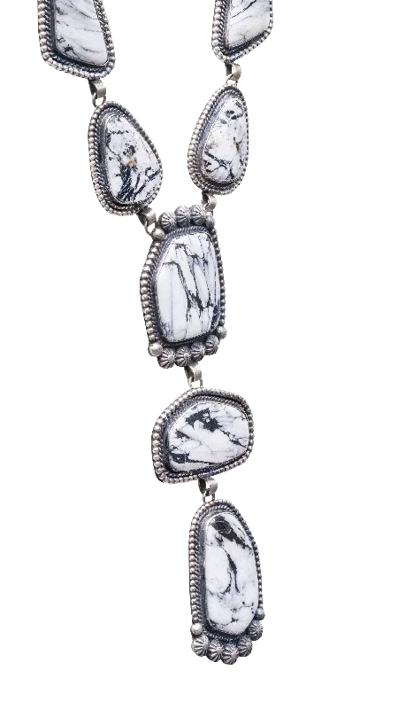 Stunning Jewelry At Even More Stunning Prices White Buffalo Lariat Necklace | Mary Ellen