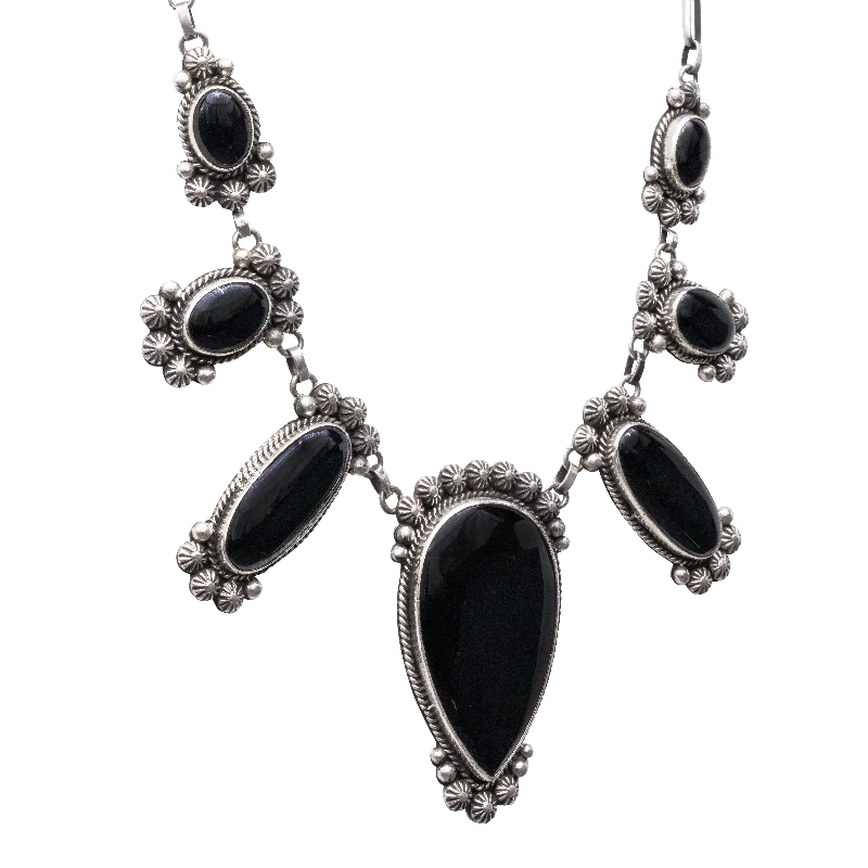 Make Your Outfit Shine With Discounted Jewelry Onyx Necklace | Mary Ellen