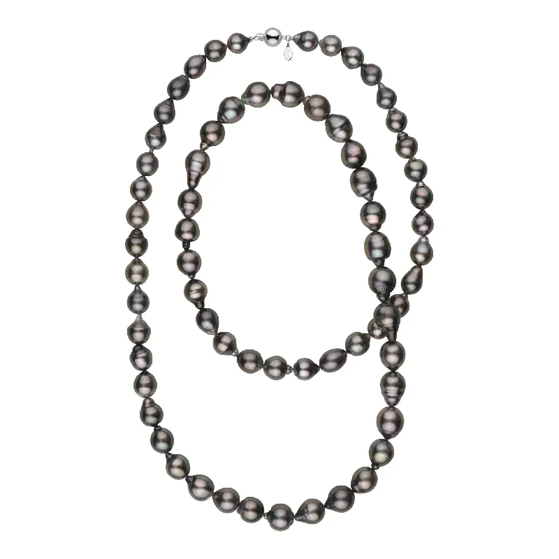 Last Chance To Shop High-End Jewelry At Markdown Prices 33 Inch 8.0-11.0 mm AA+/AAA Green Tahitian Baroque Pearl Necklace Last Chance To Shop High-End Jewelry At Markdown Prices 33 Inch 8.0-11.0 mm AA+/AAA Green Tahitian Baroque Pearl Necklace