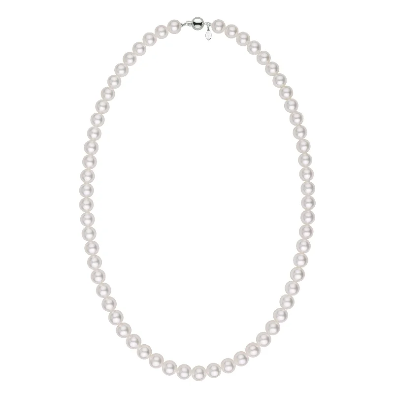 Fashion-Forward Geometric Jewelry For Contemporary Style 6.52-7.03 mm GIA Certified Hanadama Akoya Pearl Necklace Fashion-Forward Geometric Jewelry For Contemporary Style 6.52-7.03 mm GIA Certified Hanadama Akoya Pearl Necklace