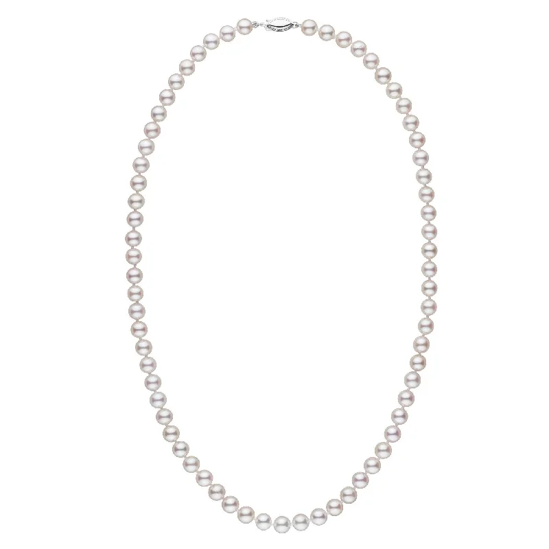Must-Have Jewelry At Irresistible Discounts 6.5-7.0 mm 22 Inch AAA White Akoya Pearl Necklace Must-Have Jewelry At Irresistible Discounts 6.5-7.0 mm 22 Inch AAA White Akoya Pearl Necklace