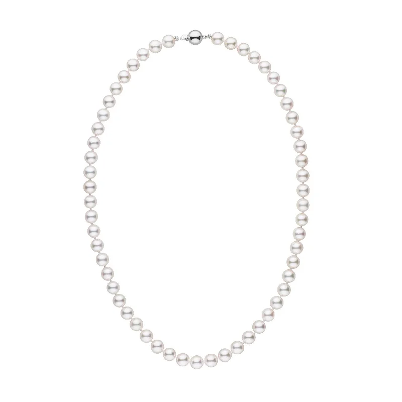 Elegant Necklaces And Bracelets At Limited-Time Offers 7.0-7.5 mm White Akoya 18 inch AAA Pearl Necklace Elegant Necklaces And Bracelets At Limited-Time Offers 7.0-7.5 mm White Akoya 18 inch AAA Pearl Necklace