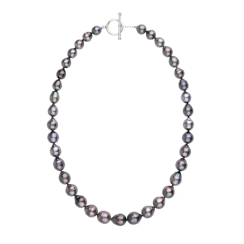 Limited-Time Offer On Premium Jewelry Collections 8.1-10.8 mm Baroque Tahitian Necklace with Toggle Clasp Limited-Time Offer On Premium Jewelry Collections 8.1-10.8 mm Baroque Tahitian Necklace with Toggle Clasp