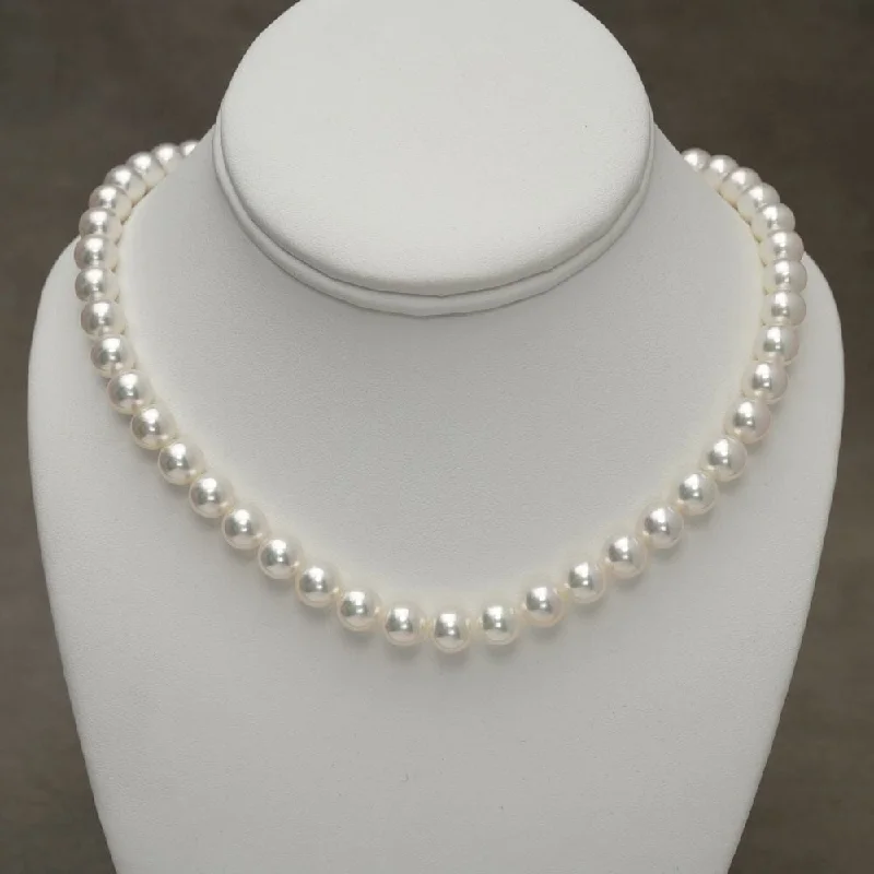 Get Ready To Sparkle – Special Jewelry Discounts 8.50-8.88 mm GIA Certified Hanadama Akoya Pearl Necklace Get Ready To Sparkle – Special Jewelry Discounts 8.50-8.88 mm GIA Certified Hanadama Akoya Pearl Necklace