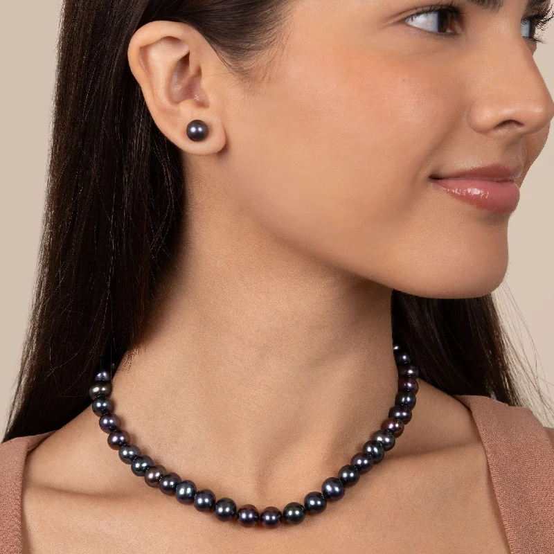 Flash Sale On Stunning Jewelry – Don't Miss Out 8.5-9.0 mm 16 Inch AA+ Black Freshwater Pearl Necklace Flash Sale On Stunning Jewelry – Don't Miss Out 8.5-9.0 mm 16 Inch AA+ Black Freshwater Pearl Necklace