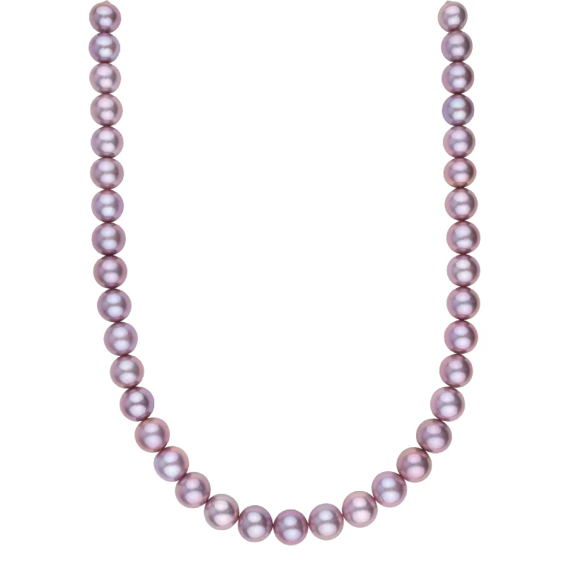Romantic Heart-Shaped Jewelry For Special Gifts 10.5-12.0 mm Lavender Edison Freshwater Pearl Necklace Romantic Heart-Shaped Jewelry For Special Gifts 10.5-12.0 mm Lavender Edison Freshwater Pearl Necklace