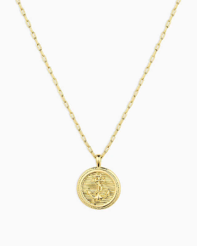 Jewelry Sale Bonanza – Grab Your Sparkle Now Anchor Coin Necklace