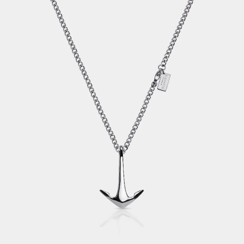 Stunning Jewelry At A Fraction Of The Price Anchor Necklace Silver