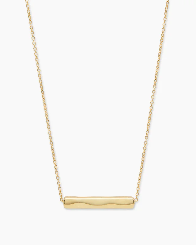Huge Markdowns On Premium Jewelry Styles Bespoke Bar Adjustable Necklace (gold)