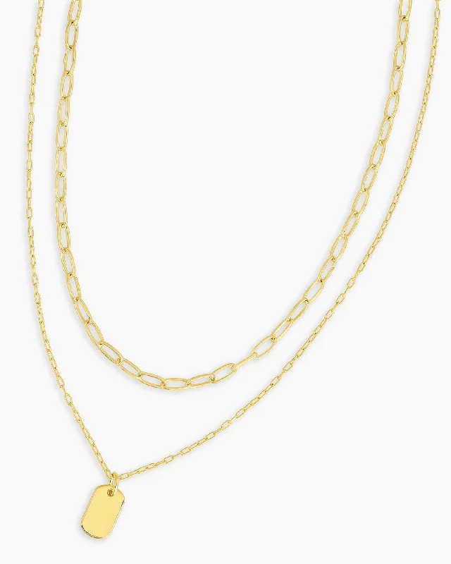 Luxury Jewelry Now At Special Promotional Rates Bespoke Parker Mini Layering Set (Gold)