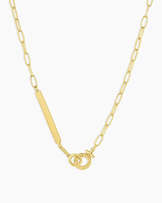 Flash Sale On Elegant Jewelry – Don't Miss Out Bespoke Parker Plate Necklace