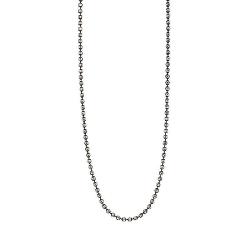 Shop Fine Jewelry With Amazing Deals Bubble Chain Necklace in Antiqued Sterling