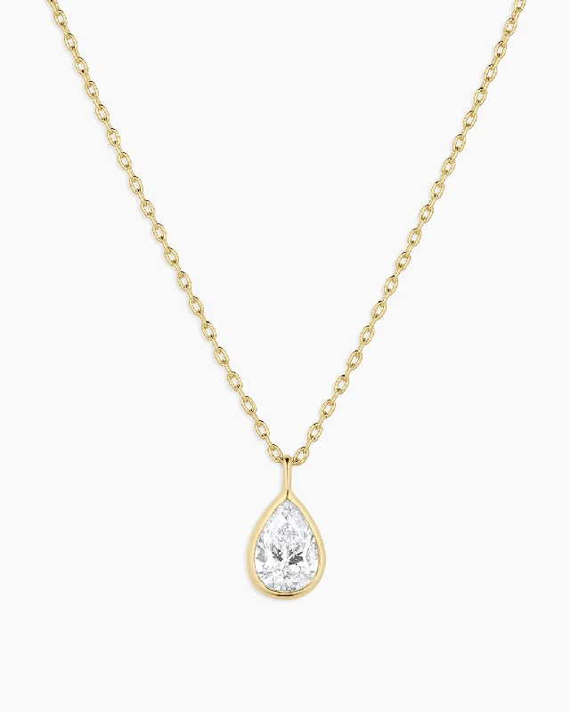Jewelry Clearance Sale – Final Reductions Classic Diamond Pear Necklace