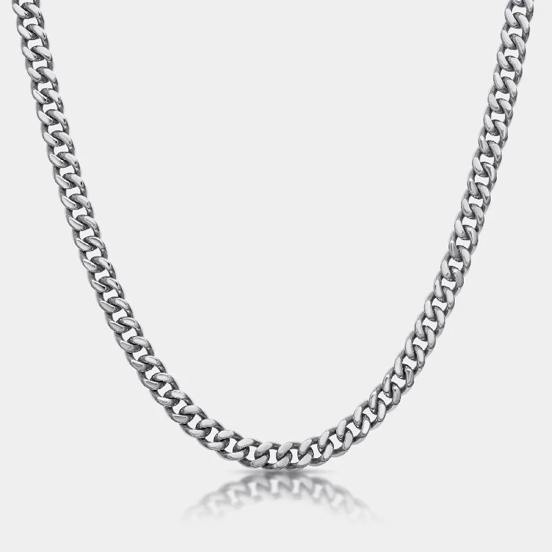 Trending Jewelry Styles Now At Limited-Time Discounts Cuban Chain Necklace Silver (8mm) Trending Jewelry Styles Now At Limited-Time Discounts Cuban Chain Necklace Silver (8mm)
