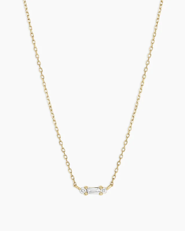 Luxury Jewelry At Unbeatable Discounts Diamond and White Sapphire Amara Necklace