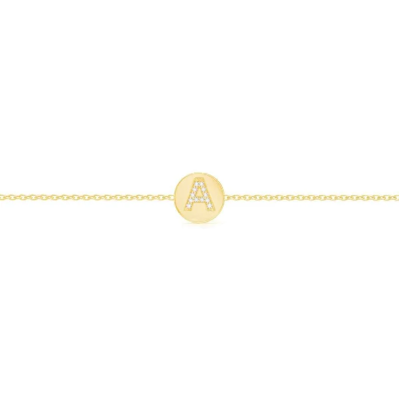 Must-Have Jewelry At Unbelievable Discounts Diamond Initial Coin Bracelet