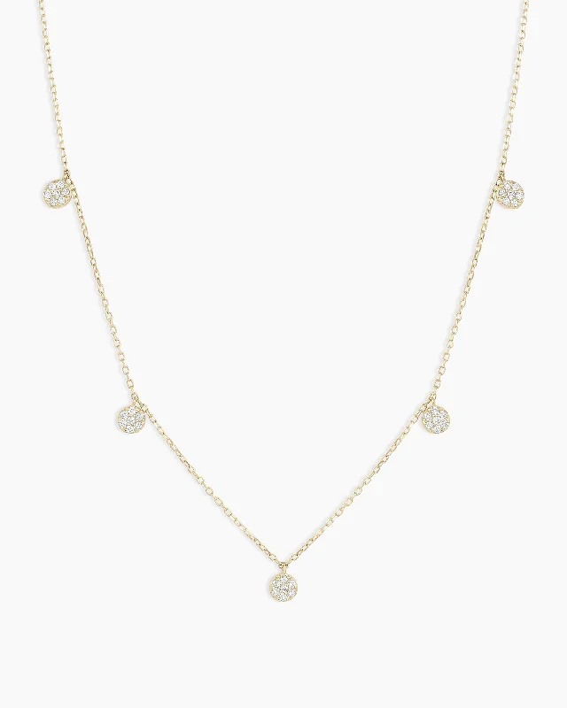 Adjustable Charm Bracelets For A Perfect Fit Diamond Pavé Flutter Necklace