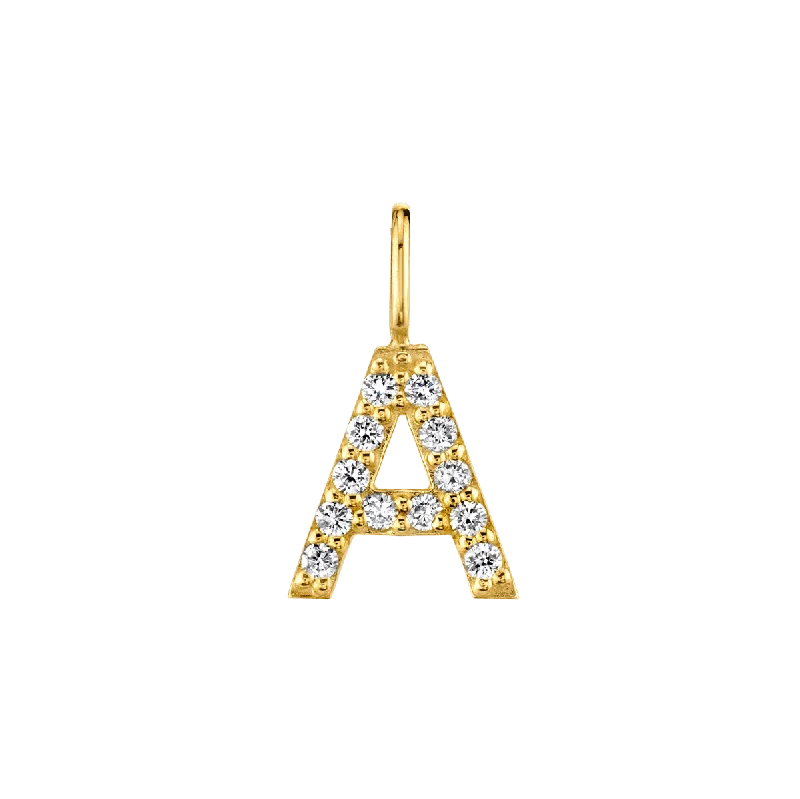 Premium Jewelry, Premium Discounts – Act Fast Diamond Pave Letter Charm