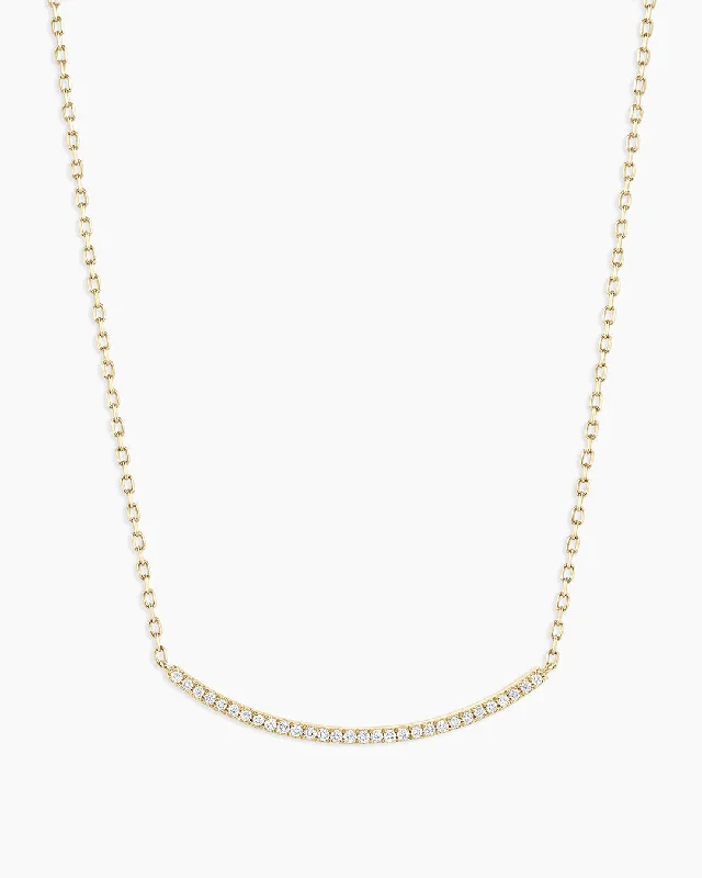 Waterproof Stainless Steel Jewelry For Lasting Beauty Diamond Taner Bar Necklace