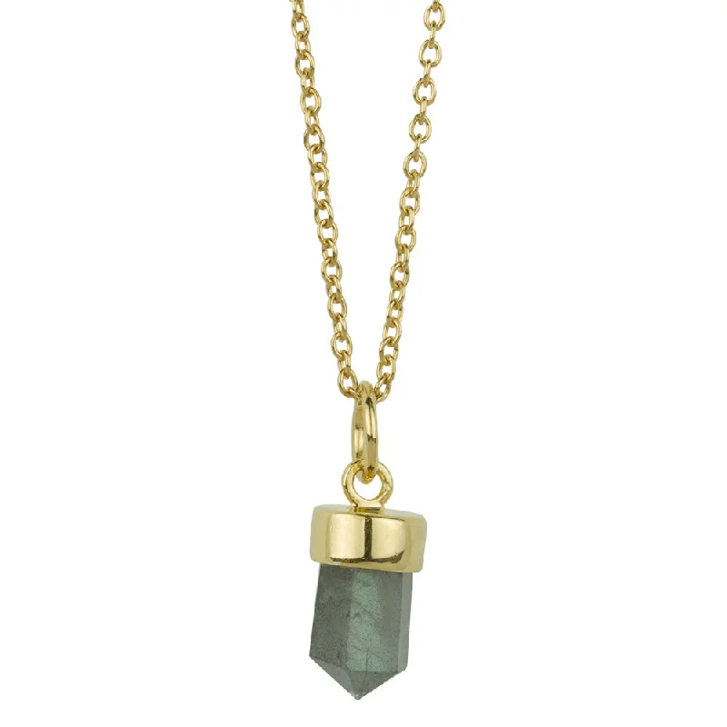 Don't Miss Out On Bestselling Jewelry At Special Prices Prism Point Necklace In Gold And Labradorite Don't Miss Out On Bestselling Jewelry At Special Prices Prism Point Necklace In Gold And Labradorite