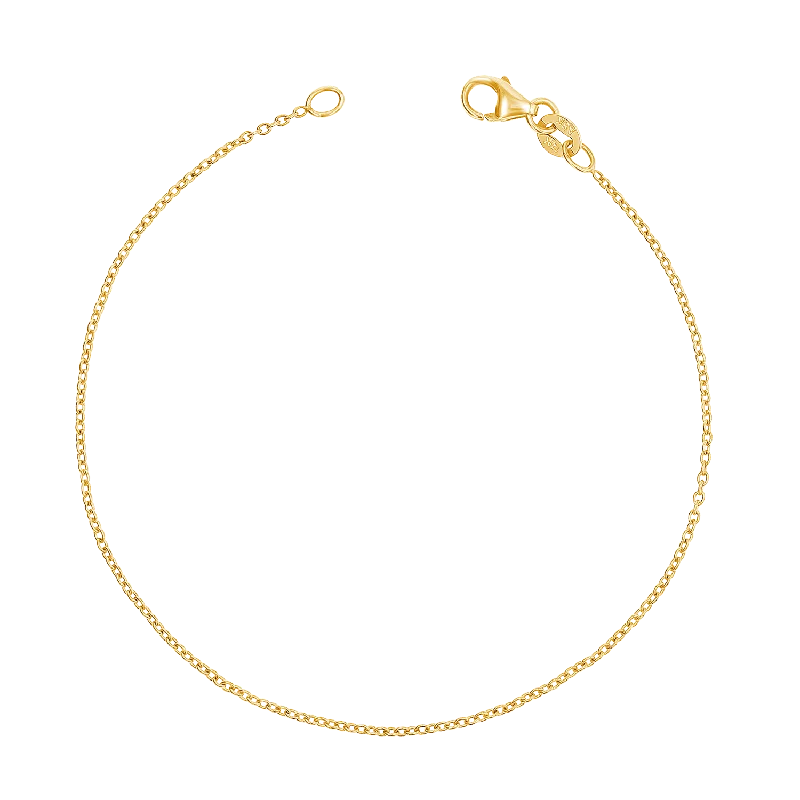 Flash Sale On Stunning Jewelry – Don't Miss Out 14K Gold Cable Chain Bracelet
