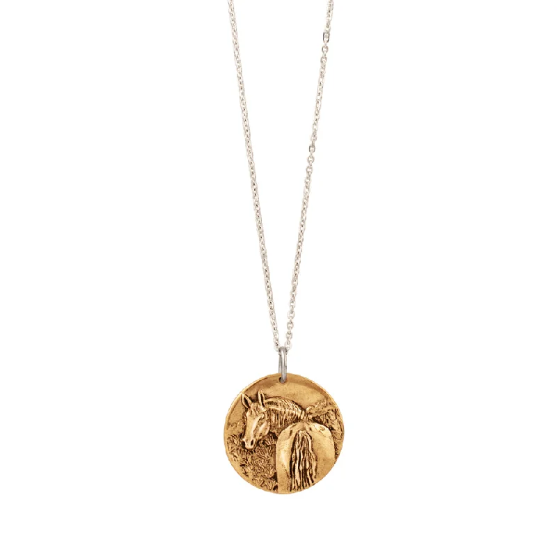 Jewelry Clearance Event – Last Chance For Stunning Deals Horse Musing Necklace in Bronze Jewelry Clearance Event – Last Chance For Stunning Deals Horse Musing Necklace in Bronze
