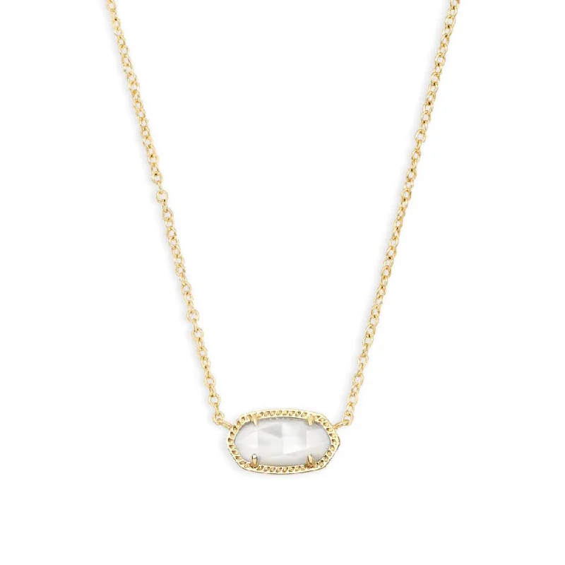 High-Quality Gemstone Jewelry For Special Occasions Kendra Scott Elisa Pendant Necklace in Ivory Mother of Pearl High-Quality Gemstone Jewelry For Special Occasions Kendra Scott Elisa Pendant Necklace in Ivory Mother of Pearl