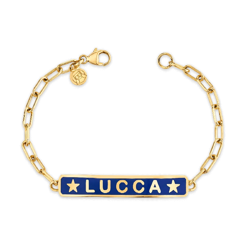 Celebrate With Sparkle – Jewelry Sale Now Live Kids Enamel Star ID Bracelet