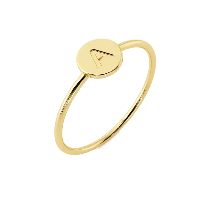 Personalized Jewelry Sale – Unique Pieces At Great Prices Kids Mini Round Initial Ring