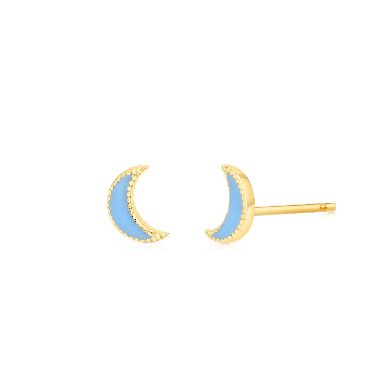Get The Best Deals On Timeless Jewelry Pieces Kids Moon Enamel Earrings