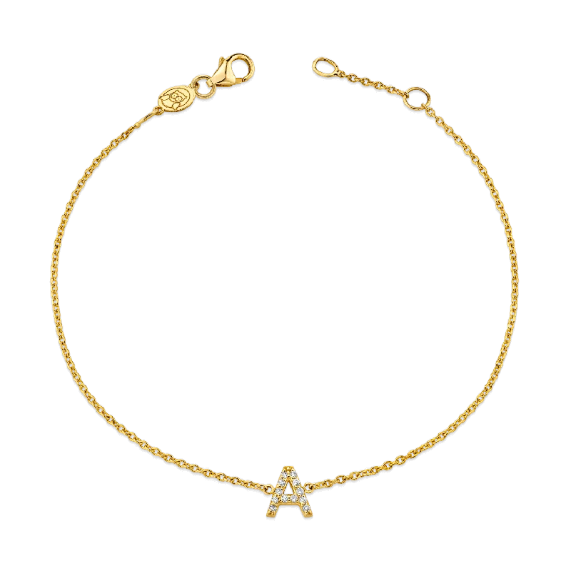 Upgrade Your Collection With Our Limited-Time Jewelry Sale Kids Pave Letter Bracelet
