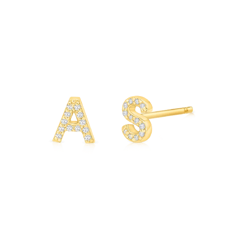 Don't Miss Out – Shop Elegant Jewelry For Less Kids Pave Letter Earrings