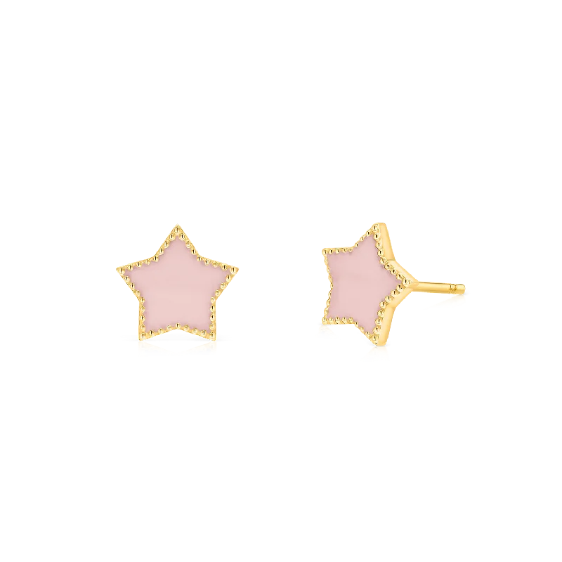 Seasonal Jewelry Sale – Upgrade Your Collection Kids Star Enamel Earrings