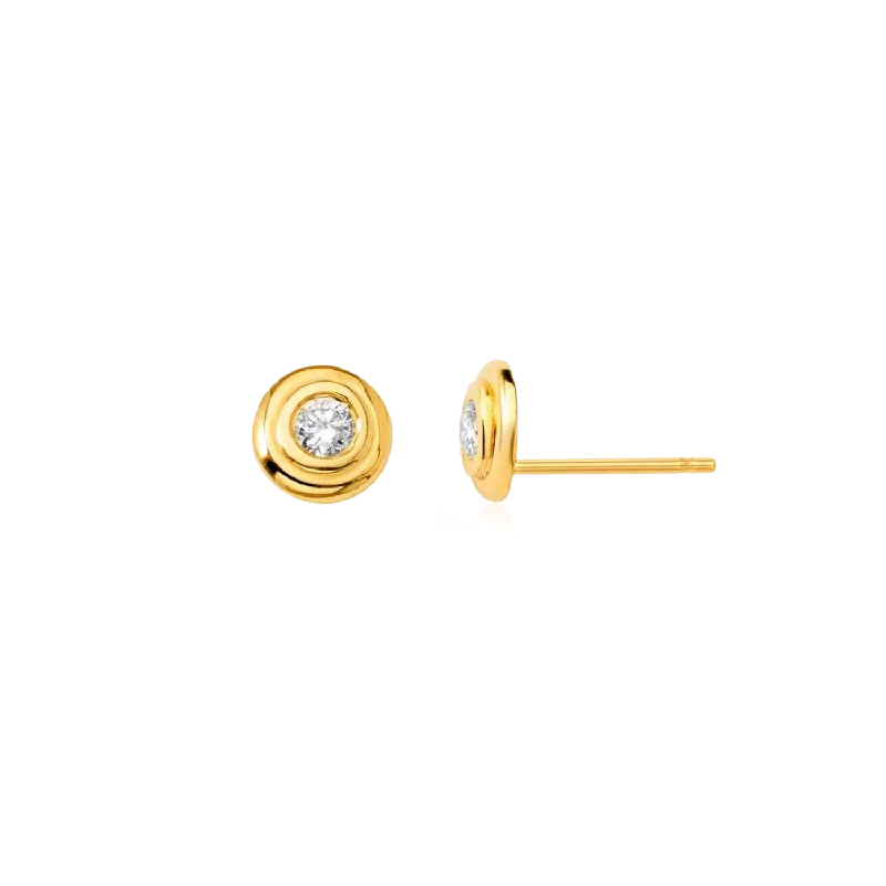 Exclusive Jewelry Discounts – Shop Now For Savings Kids Step Bezel Solitaire Earrings
