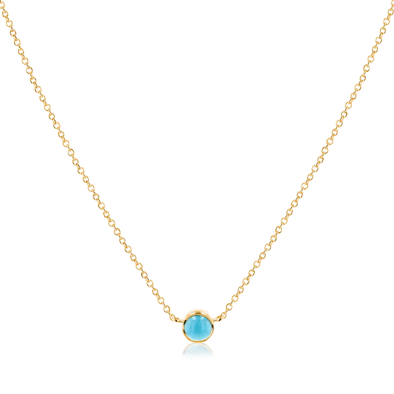 Luxury Jewelry At Unbeatable Discounts Kids Turquoise Solitaire Necklace