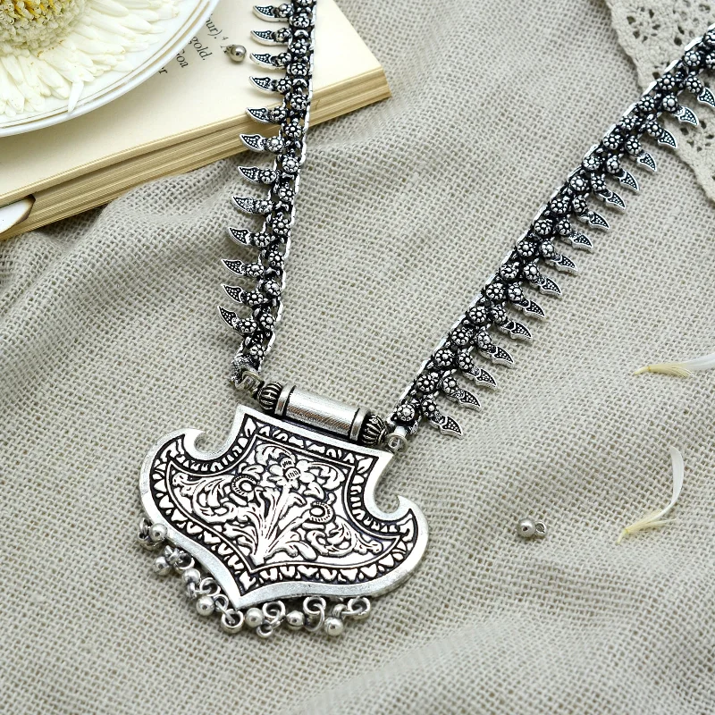 Best Jewelry Deals – Shop Premium Pieces At Great Prices Mayra Silver Oxidized Long Necklace Best Jewelry Deals – Shop Premium Pieces At Great Prices Mayra Silver Oxidized Long Necklace