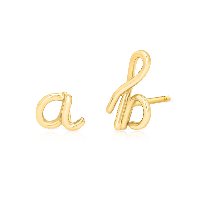 Exclusive Jewelry Sale – Sparkle For Less Mini Letter Earrings