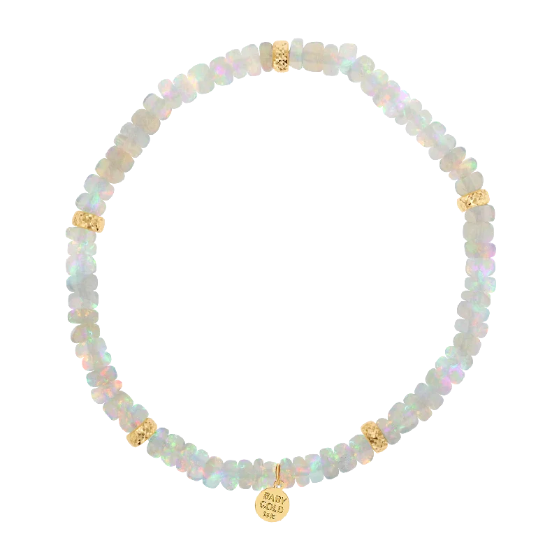 Elevate Your Jewelry Collection With Limited-Time Savings Opal Beaded Bracelet