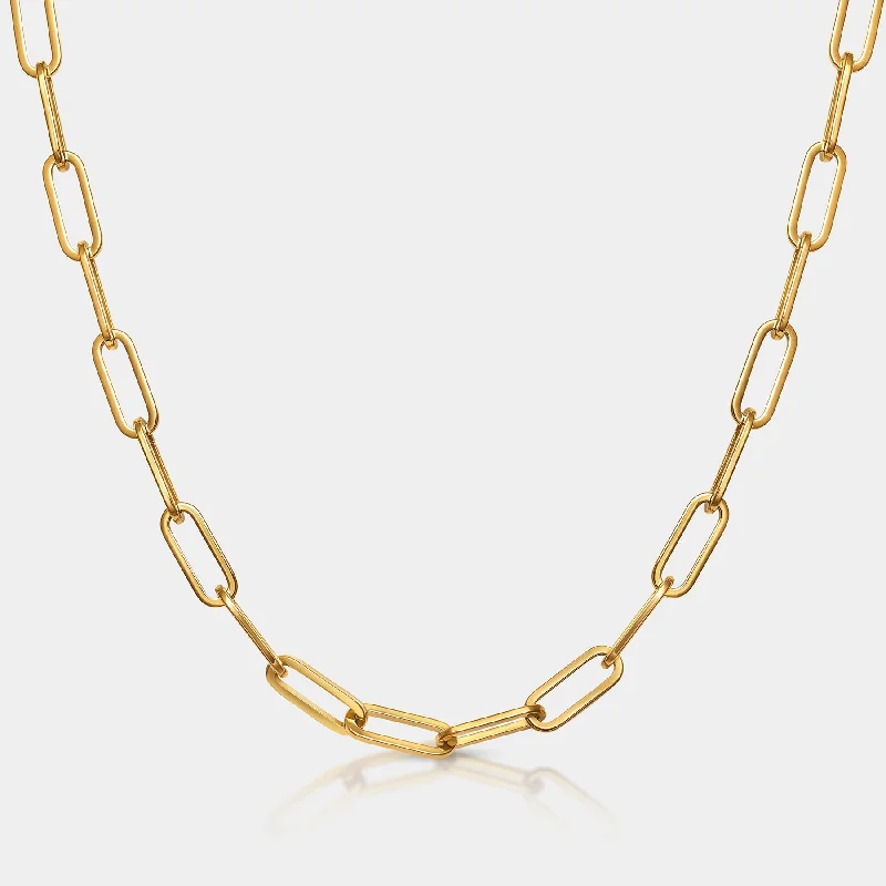 Bestselling Jewelry At Special Promotional Rates Paperclip Necklace Gold
