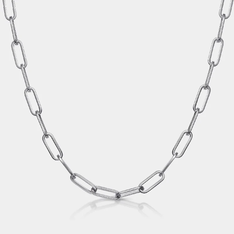 Handcrafted Jewelry Sale – Unique Designs At Low Prices Paperclip Necklace Silver