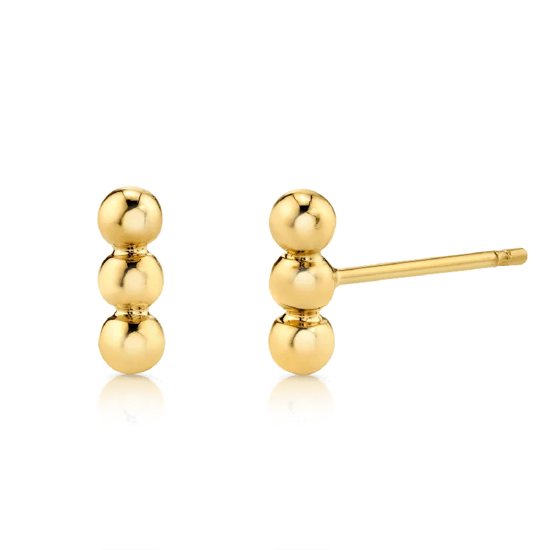 Luxury Jewelry Now At Special Promotional Rates Trio Ball Earrings