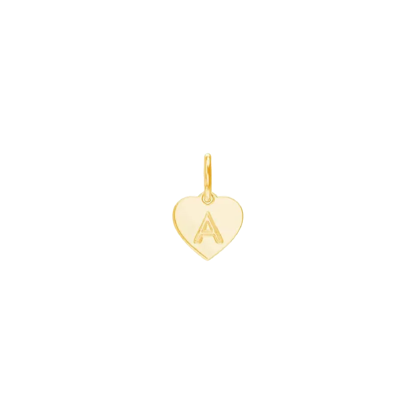 Elegant Jewelry, Exclusive Prices – Shop Now Mini Initial Heart Charm