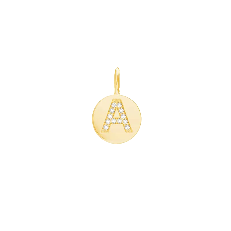 Chic, Trendy, And Affordable Jewelry Sale Diamond Initial Coin Charm