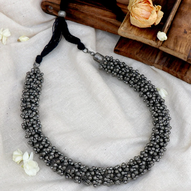 Holiday Jewelry Sale – Perfect Gifts At The Best Prices Teejh Alvie Ghungroo Silver Oxidised Necklace